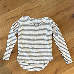 lululemon athletica Striped long sleeve. Women's Size L. Like new condition.